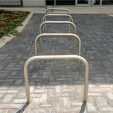 Junior Sheffield Cycle Stand for securing bicycle frames.