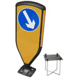 Retroreflective Reboundable Self-Righting Bollard