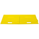 kerb-curb-ramp-melba-swintex-wheelchair-vehicle-access-ramp-black-4-6-inch-accessible-sidewalk-footpath-portable-recycled-pvc-vans-wheelie-bins-caravans-bikes-gardening-connectable--dropped-kerb-alternative-heavy-duty-temporary