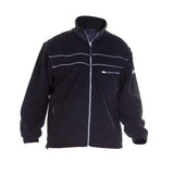 Black Kiel Fleece with Zip Front and Detachable Sleeves