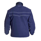 Versatile Navy Blue Fleece Jacket with 300 gsm Polyester Fabric