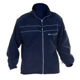 Professional Fleece Jacket with Horizontal Chest Pocket and Reflective Piping