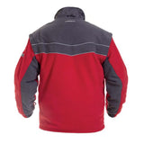 Professional Fleece Jacket with Horizontal Chest Pocket and Reflective Piping