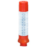 kingpin-cylinder-delineator-post-self-righting-melba-swintex-traffic-control-flexible-vehicle-impact-guidance-safety-reflective-highway-uv-resistant-plastic-bollard-pedestrian-starlux-bolt-down-bitumin-pad-adhesive-durable-heavy-duty
