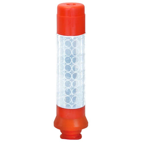 kingpin-cylinder-delineator-post-self-righting-melba-swintex-traffic-control-flexible-vehicle-impact-guidance-safety-reflective-highway-uv-resistant-plastic-bollard-pedestrian-starlux-bolt-down-bitumin-pad-adhesive-durable-heavy-duty
