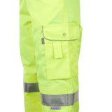 Ladies Hi-vis Trousers with cargo pocket