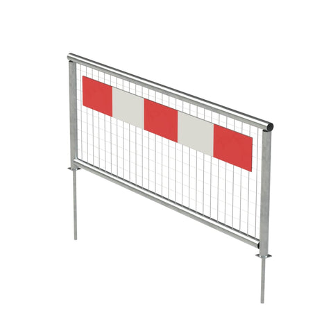 Manta 1.5m Hi-Vis Mesh Fence with reflective markings