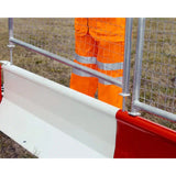 Chapter 8 compliant Manta Mesh Fence with high visibility