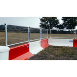 Weather-resistant Manta Barrier for roadside safety and protection