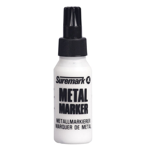 White Metal Markers 