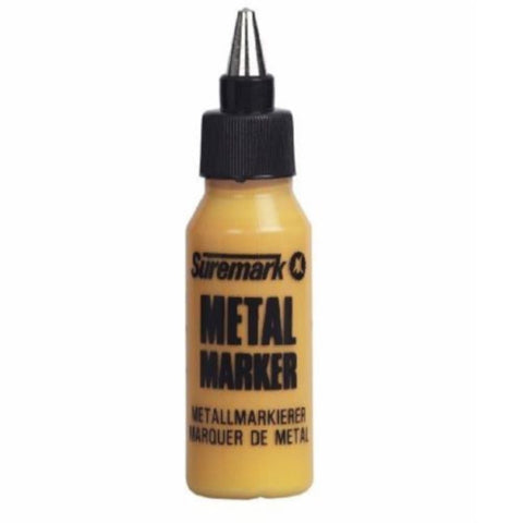 Introducing our Yellow Metal Marker, the ultimate solution for marking metal surfaces with ease and durability. This versatile marker is specially formulated to create long-lasting marks on greasy, rusty, and clean metal surfaces. Engineered to withstand water, oil, solvents, and weathering, it ensures your markings stay pristine in any condition.