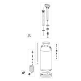 Mexco 14L Water Bottle Spare Parts