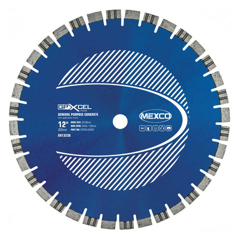Mexco GPXCEL GP Concrete 12mm Diamond Blade