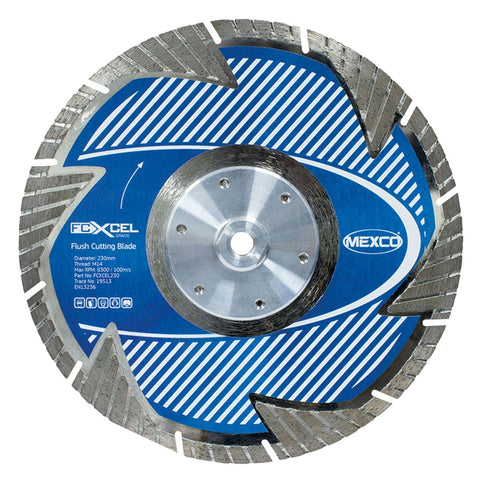 Mexco FCXCEL Flush Cut Diamond Blade
