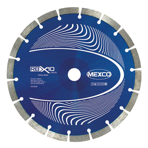 Mexco RBX10 Radius / Curve Cutting Diamond Blade