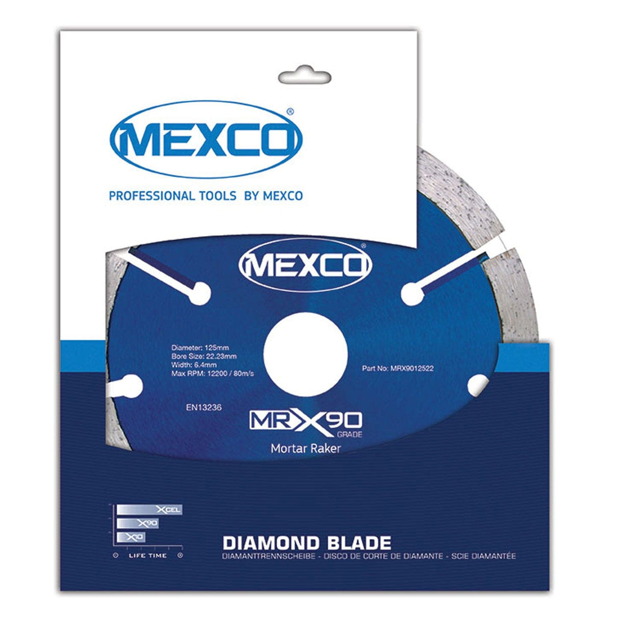 Mexco MRX90 Mortar Raking Diamond Blade