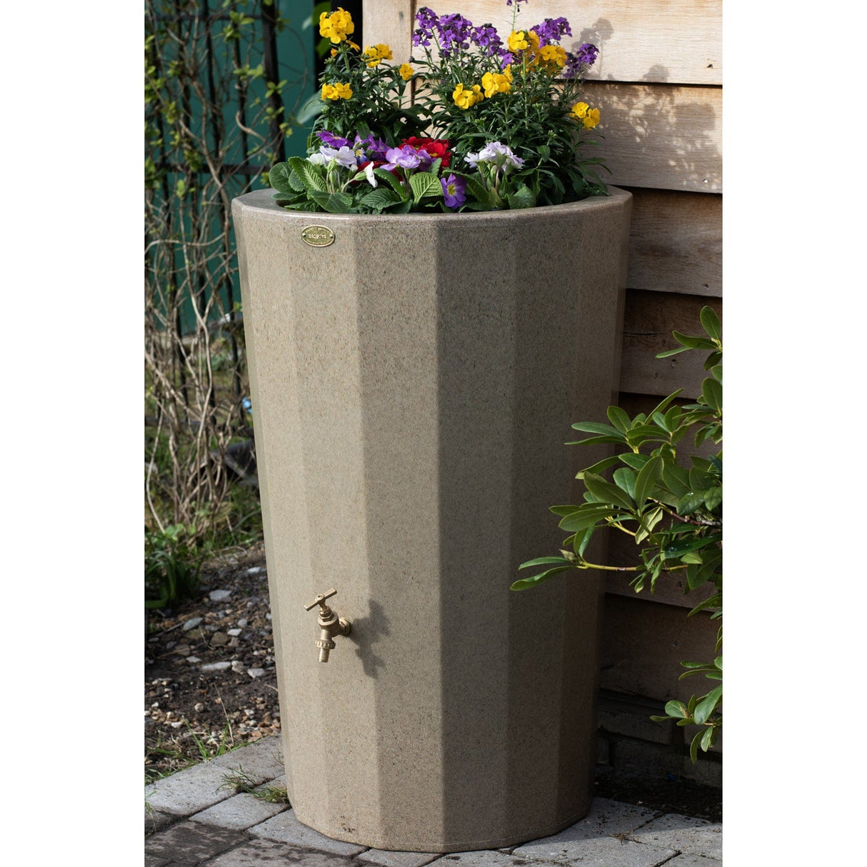 midi-metropolitan-23-litre-combined-water-butt-planter-multiple-outlets-baffled-storage-portable-rainwater-car-wash-valeting-window-cleaning-tank-mobile-drinking-temporary-emergency-large-transportable-construction-sites-outdoor-events-heavy-duty-capacity