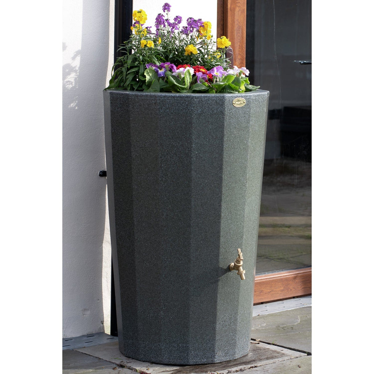midi-metropolitan-23-litre-combined-water-butt-planter-multiple-outlets-baffled-storage-portable-rainwater-car-wash-valeting-window-cleaning-tank-mobile-drinking-temporary-emergency-large-transportable-construction-sites-outdoor-events-heavy-duty-capacity