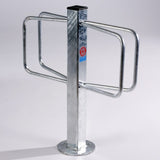 Model SU(V) freestanding cycle holder for two bikes, UK design.