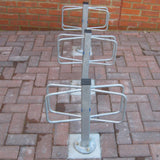 Ground-fixed Model SU(V) cycle holder, suitable for public bike parking.