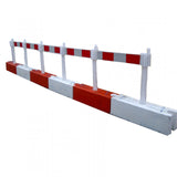 oak-log-self-weighted-barrier-one-piece-rigid-red-white-interlocking-stable-sturdy-handles-1000m-temporary-blockade-integrated-40kg-compact-movable-self-supporting-blockaid-recycled-pvc-mdpe