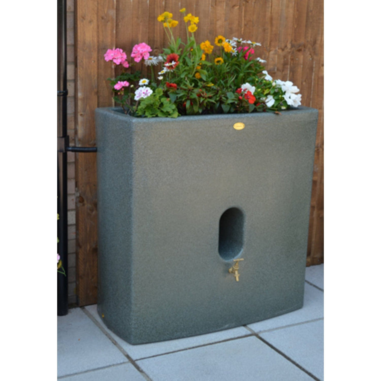 Oasis Water Butt with Double Planter