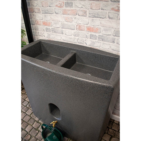 Oasis Water Butt with Double Planter
