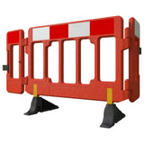 chapter-8-2m-2-metres-olympic-barrier-melba-swintex-traffic-road-roadworks-jsp-safety-pedestrian-plastic-HDPE-portable-lightweight-high-visibility-reflective-crash-connecting-interlocking-construction-utility-works-site-highways-anti-trip-stackable
