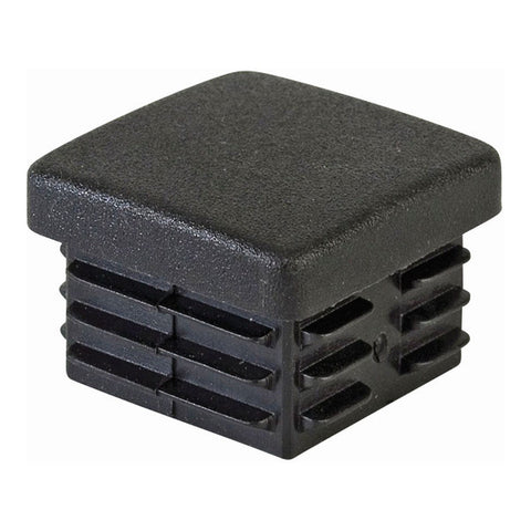 Premium Black Plastic End Cap for 25mm Square Tube | Neat Finishing Solution | Durable Plastic Construction | Enhances Tube Appearance