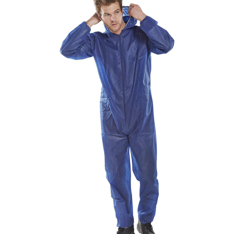 Polprop Disposable Coverall/Boilersuit in Blue