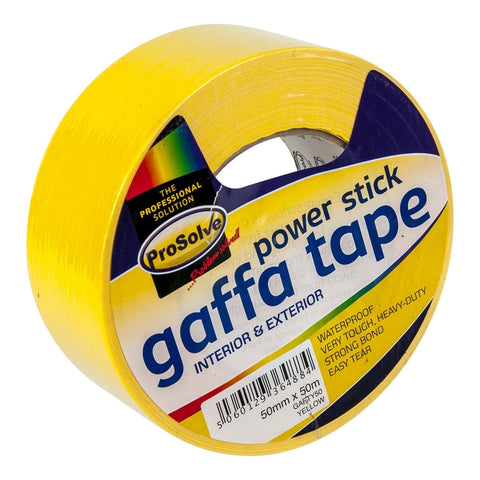 Explore our versatile Gaffa Tape, also known as gaffer tape or cloth tape, renowned for its strength, durability, and water resistance. With a high-quality polyethylene coating and pressure-sensitive adhesive, it's perfect for binding, sealing, masking, and protecting various products. Available in multiple sizes, it offers great adhesion, water resistance, durability (150 microns thick), and easy tear capabilities.