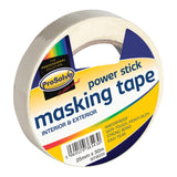 General Purpose Masking Tape - Ideal for Window Protection, Skirting Boards, Painting, and Decorating - Easy Application - Not Suitable for Walls - Try ProSolve™ Blue Masking Tape for Professional Long-Stay Results