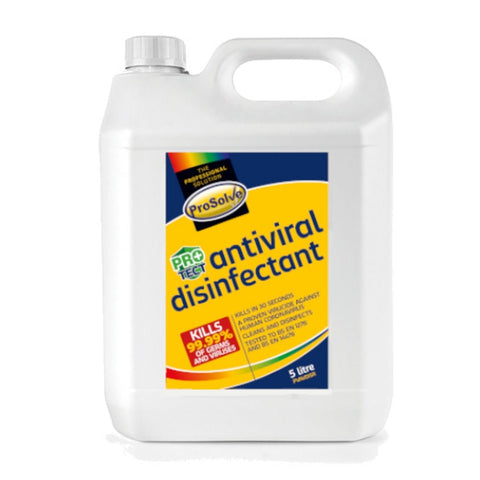 Protect your environment with this potent Antiviral Disinfectant, swiftly eliminating pathogens, including Coronavirus, in under five minutes. Independently tested to BS EN 14476 standards, it ensures thorough disinfection for safety and peace of mind.