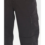 Black Boilersuit, Stretch-plus design, elasticated back, hardwearing polycotton, kneepad pockets, ventilation system