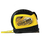 Enhance your toolkit with this versatile tape measure, perfect for homeowners, DIY enthusiasts, and professional contractors. Comes in a countertop merchandising box with 10 x 5m tape measures. Easy one-hand operation, metric and imperial measurements, durable construction, belt clip, and carry strap included.