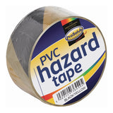 Elevate safety with our self-adhesive Hazard Tape, perfect for visual hazard warnings. This durable PVC tape offers superior adhesion, abrasion resistance, and moisture resistance. Ideal for internal and external use, it ensures high visibility on various surfaces.