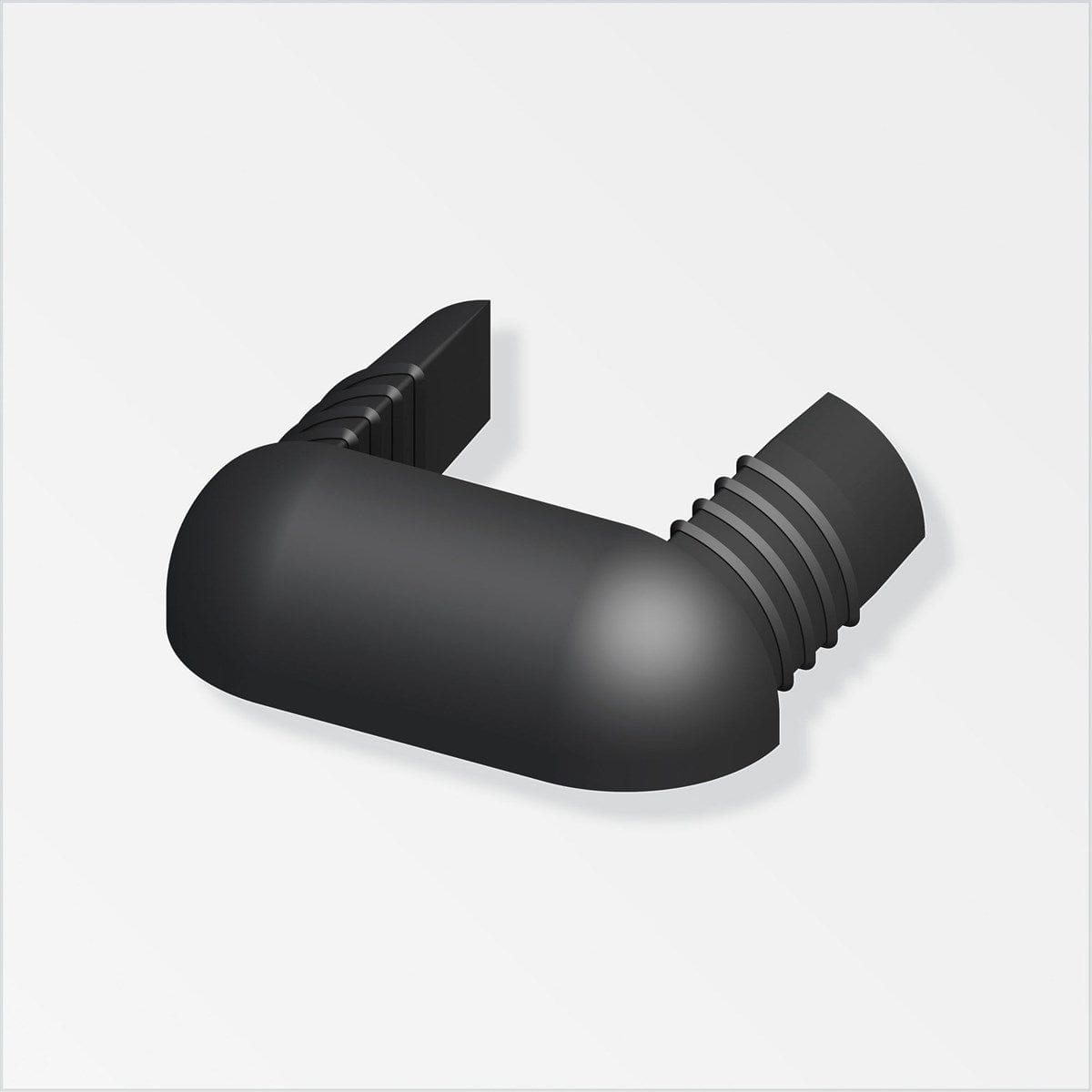 PVC Small End Cap Black