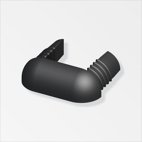 PVC Small End Cap Black