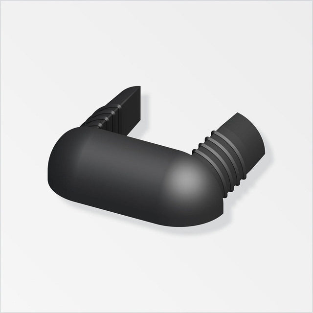 PVC Small End Cap Black