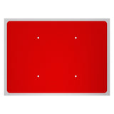 Reflective Quick Fit Sign Faces Chapter 8 Compliant The Red Book Road Sign High Visibility Traffic Safety Temporary Boards Custom Sign Frame RA1  HIP Class 2 RA2 Prismatic GRP Plastic Substrate Composite Dibond 