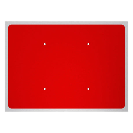 Reflective Quick Fit Sign Faces Chapter 8 Compliant The Red Book Road Sign High Visibility Traffic Safety Temporary Boards Custom Sign Frame RA1  HIP Class 2 RA2 Prismatic GRP Plastic Substrate Composite Dibond 