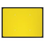 Reflective Quick Fit Sign Faces Chapter 8 Compliant The Red Book Road Sign High Visibility Traffic Safety Temporary Boards Custom Sign Frame RA1  HIP Class 2 RA2 Prismatic GRP Plastic Substrate Composite Dibond 