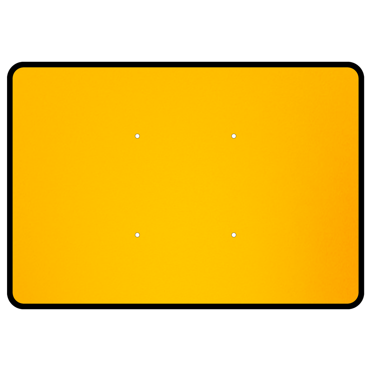 Blank 1050x750mm Quick-Fit Sign Face (Face Only)