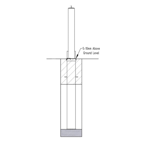Retractable Telescopic Round Parking Post