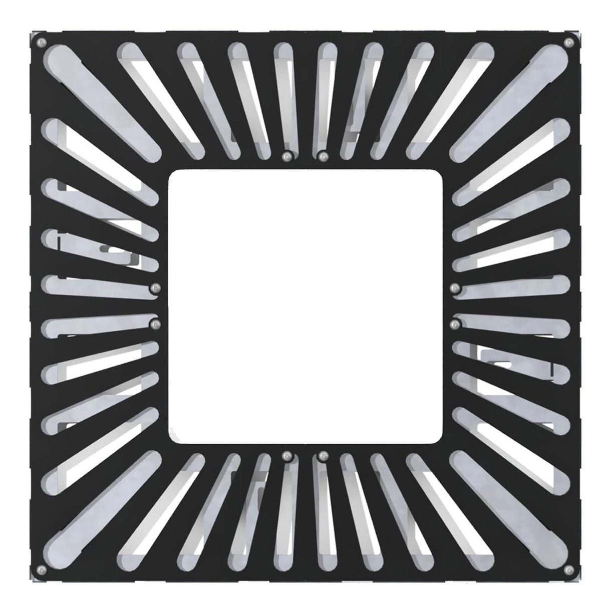  Square galvanised steel tree grille
