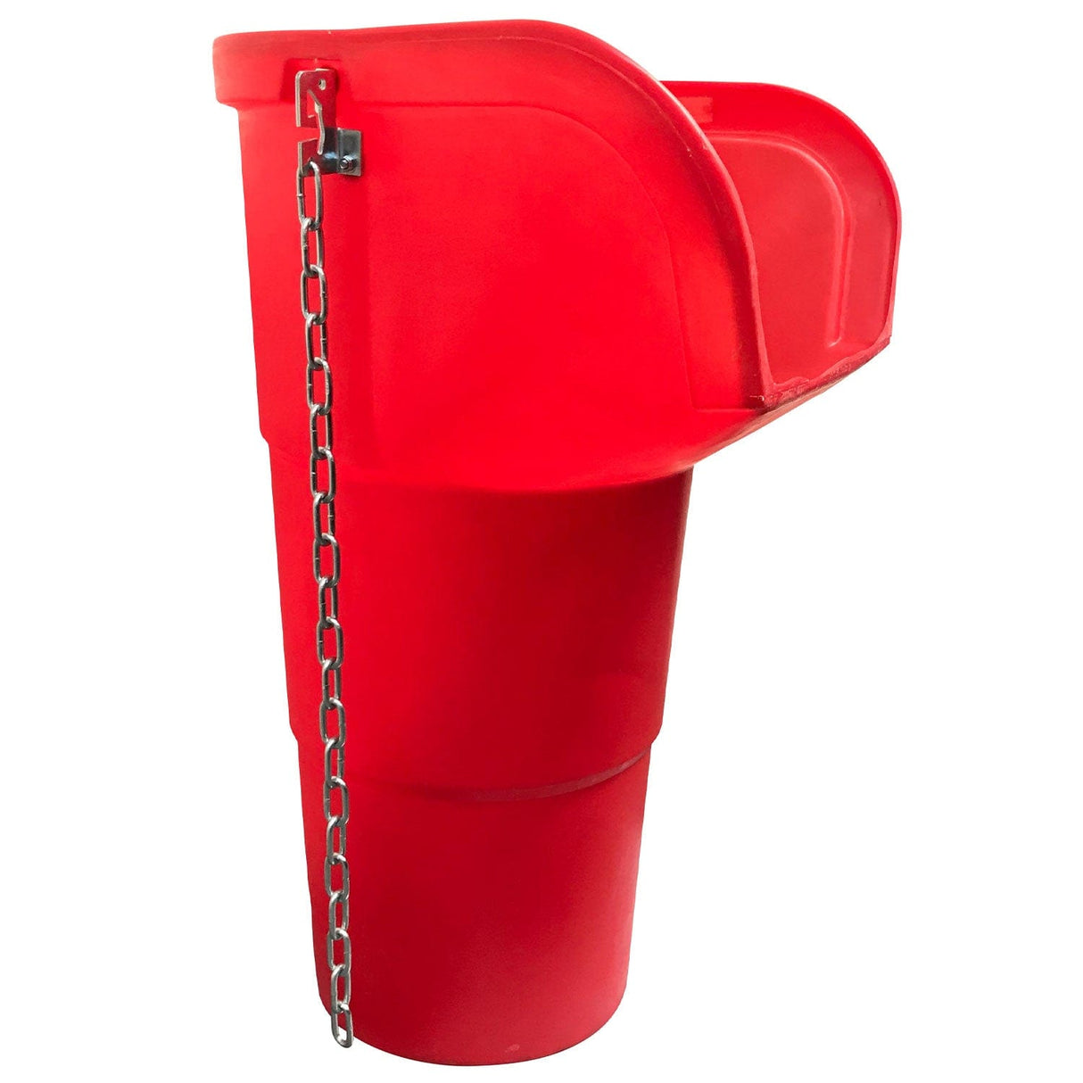 Red Top Hopper Rubbish Scaffold Chute