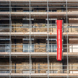 Red Rubbish Scaffold Chute