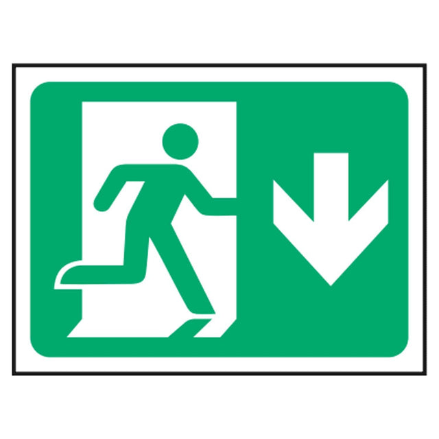 running-man-down-arrow-emergency-fire-extinguisher-signage-evacuation-escape-hazard-identify-locate-instruct-alarm-prevention-assembly-regulations-compliance-gear-self-adhesive-rigid-PVC-foam-high-impact-polystyrene-photoluminescent-polycarbonate