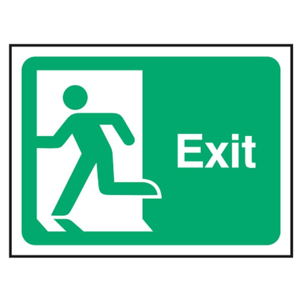 Safe Condition Fire Safety Signs Running Man Left | SSUK