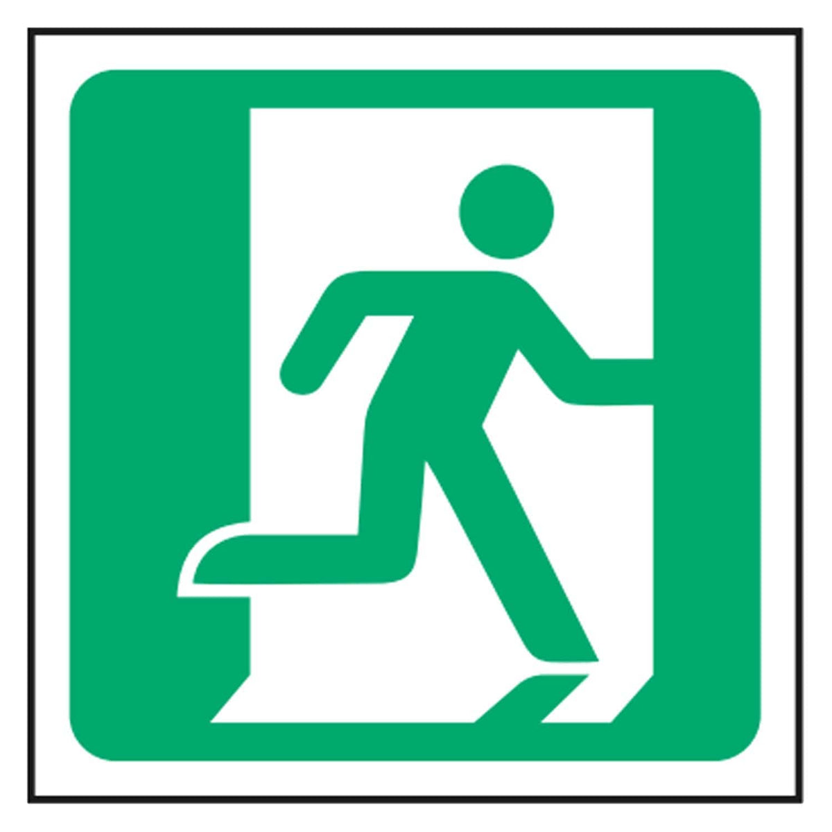 Safe Condition Fire Safety Signs - Running Man Right | SSUK